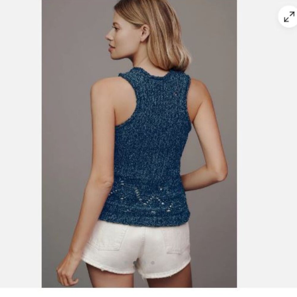 Anthropologie Pilcro Stitched Sweater Tank Top - Picture 13 of 14